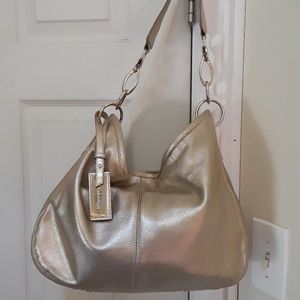 Calvin Klein Gold Shoulder Bag